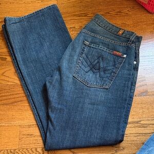7 for all mankind Brett bootcut jeans size 32  7 FAM